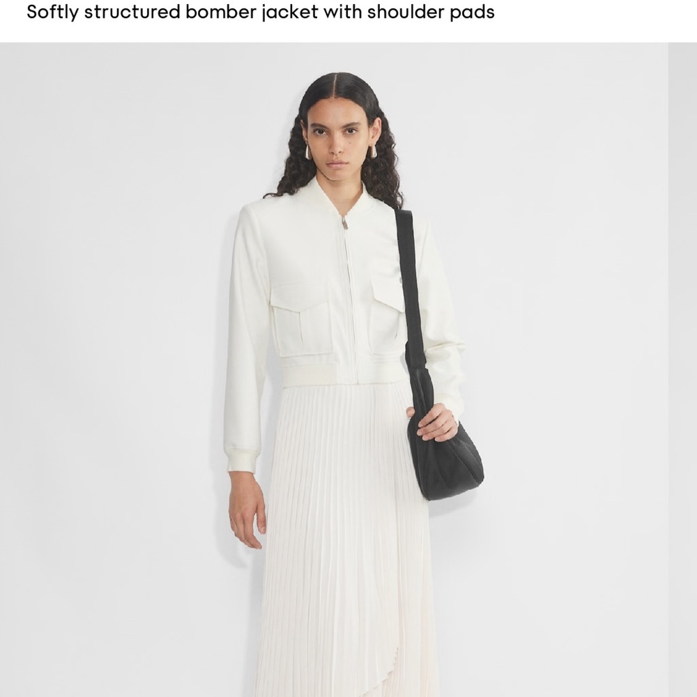 Babaton succession Softly Structured Bomber Jacket